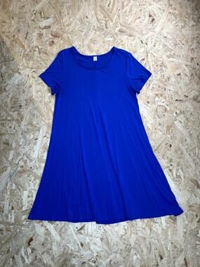 old navy royal blue dress NWT Old Navy Women's Waist-Defined Puff-Sleeve Mini Poet Dress Royal Blue  LT